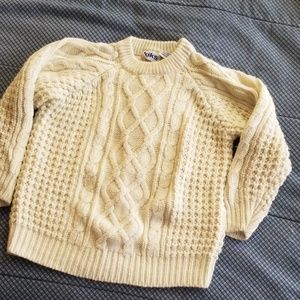 Little boys or girls cable knit sweater